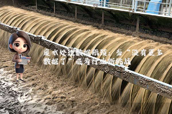 废水处理数据瓶颈：当“没有更多数据了”成为行业新挑战